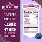 Wiley Wallaby gourmet soft and chewy huckleberry licorice twists