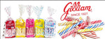 Imported USA cinnamon flavored soft sugar candy sticks packaging detail.