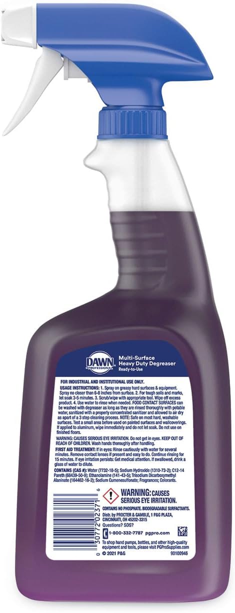 Dawn Professional 32 fluid ounce liquid soap bottle side angle
