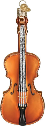 Old World Christmas ukulele ornament top cap and hook