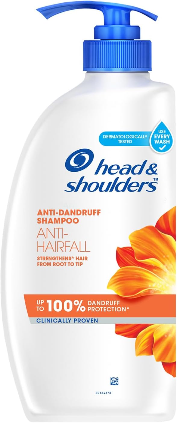 Head & Shoulders, Anti-Hairfall, Anti-Dandruff Shampoo for Women & Men , 650ml - Image 1