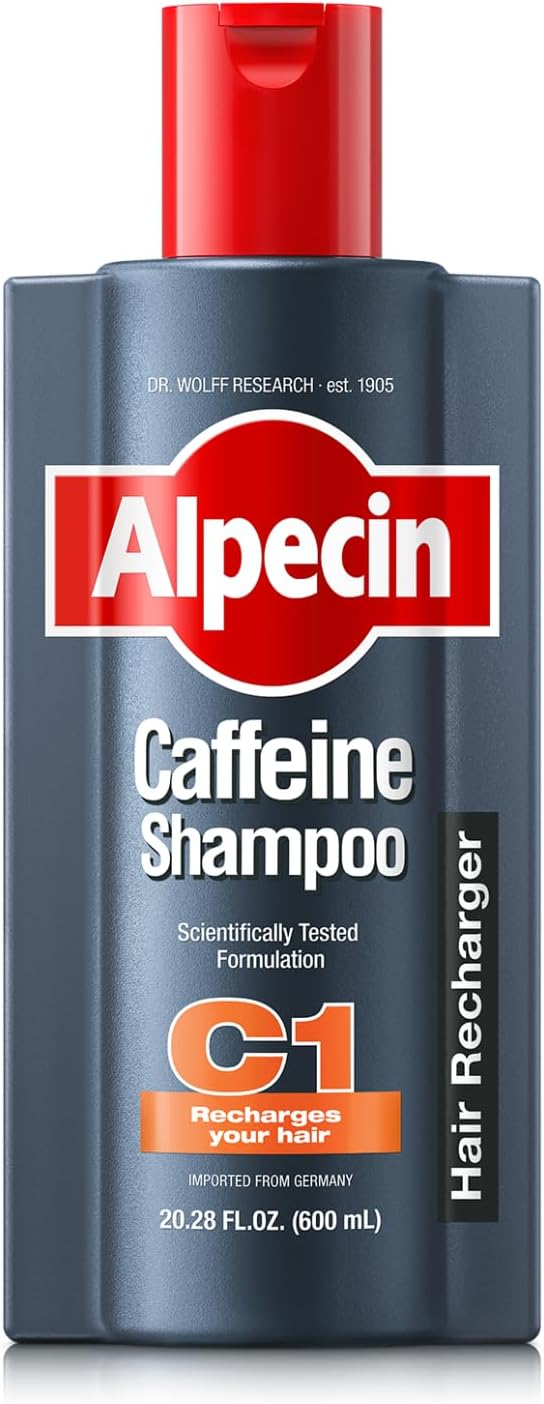 Alpecin C1 Caffeine Shampoo lifestyle shot for hair care routine