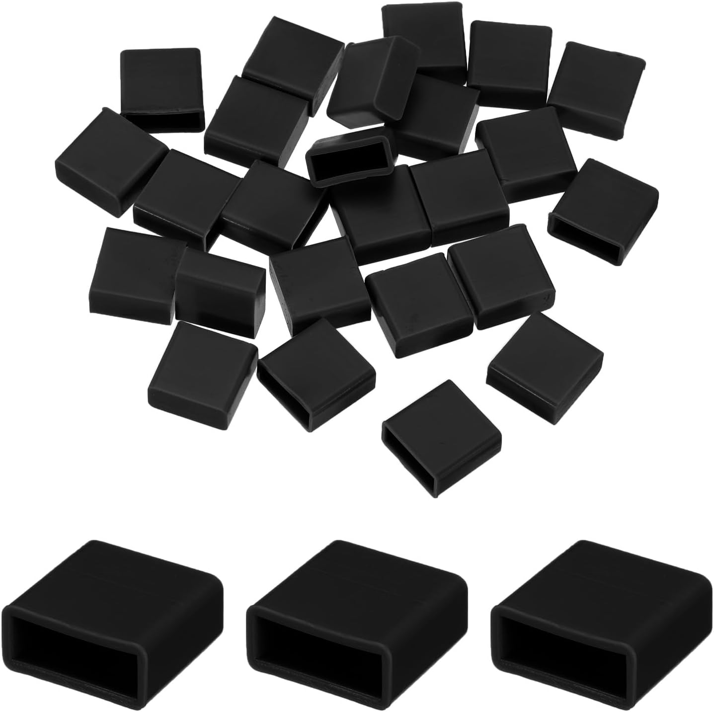 Meccanixity 25 pieces USB Type A dust plugs set front view