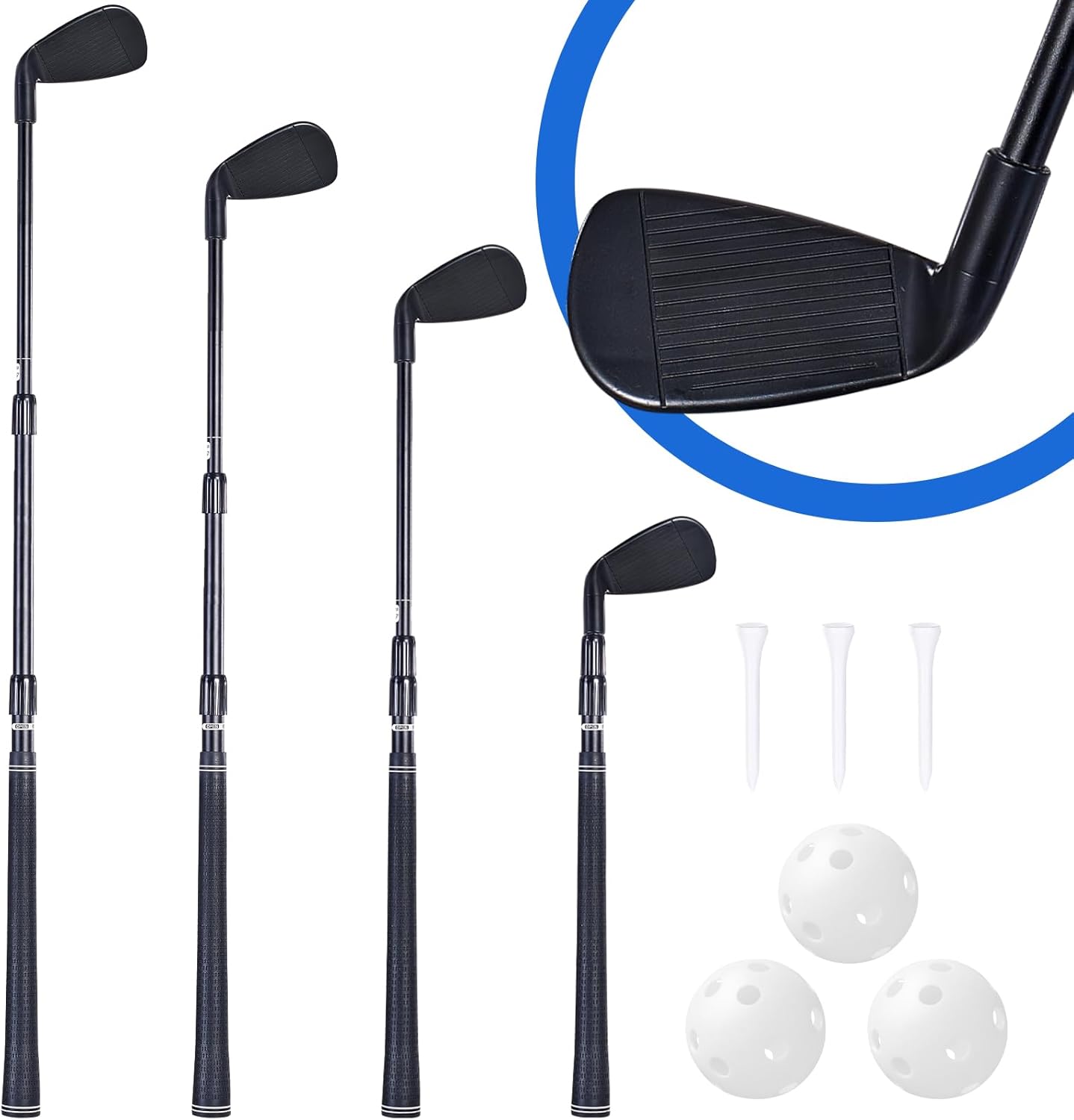 Rcroks plastic golf club front view for outdoor practice