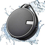 Insmy portable bluetooth speaker with suction cup mounted on wall