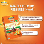 Tata Tea Premium Teaveda loose tea leaves texture
