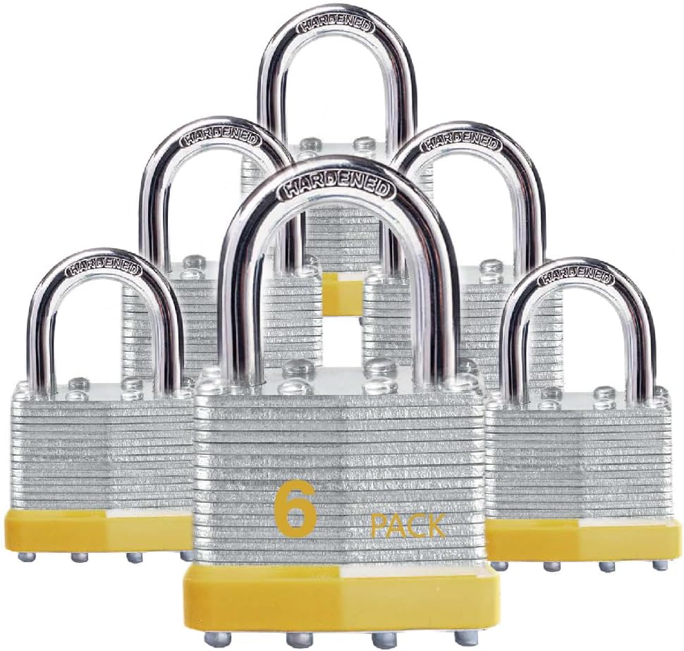 XanHen Laminated Steel Padlocks front view