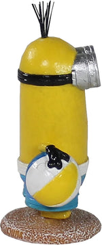 Penn-Plax Minions Beach Buddy Kevin placed inside freshwater tank