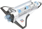 Playmaker Toys NASA space shuttle side profile showing 1:400 scale details
