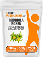 Professional packaging of BulkSupplements Rhodiola extract 3 percent salidroside