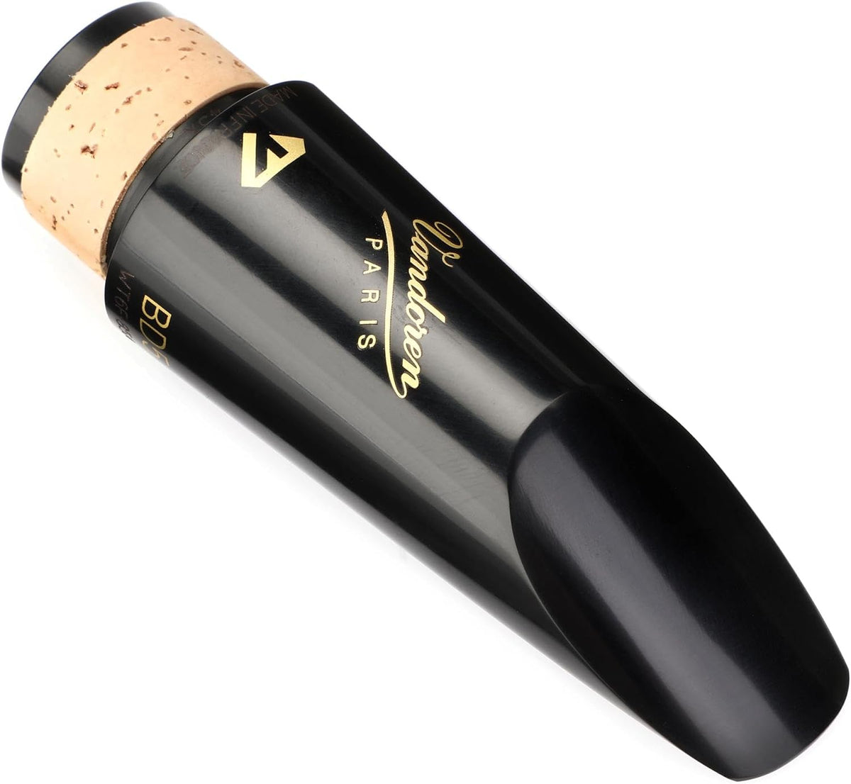 Vandoren Black Diamond ebonite Bb clarinet mouthpiece side profile