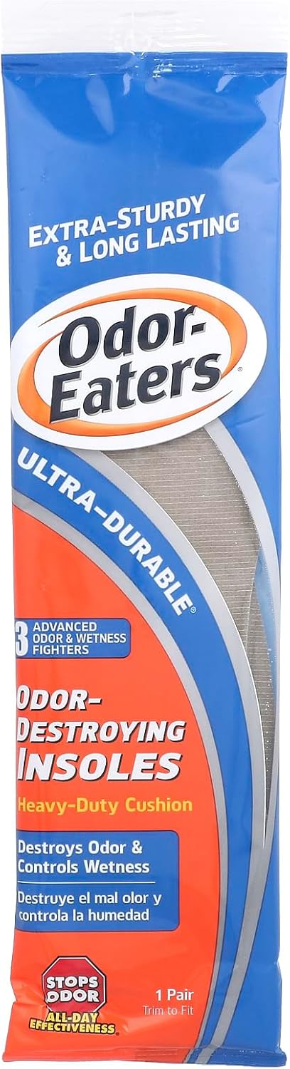 Odor-Eaters insoles ultra-durable 2 pack front view heavy duty cushioning