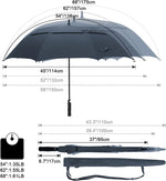 G4Free windproof umbrella double canopy detail