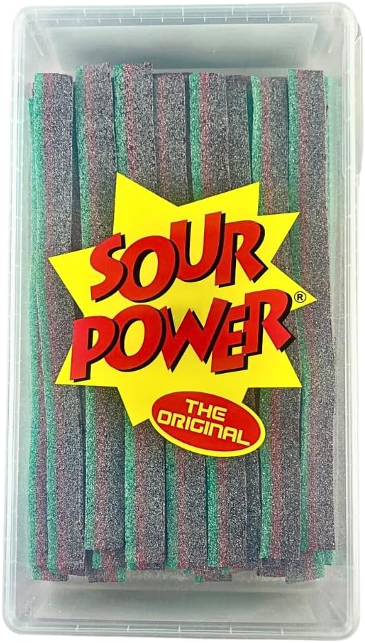 Sour Power Strawberry Candy Belts, 2.5 lb Bulk Tub Resealable, Vegan Strawberry Sour Belts Candy Since 1985, Soft Chewy Sweet Tart, Non-GMO Gelatin Free, Bubble Wrapped and Boxed for Shipping - Image 12