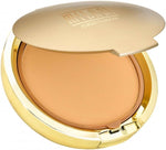 Milani Even Touch Powder Foundation Warm Toffee texture swatch