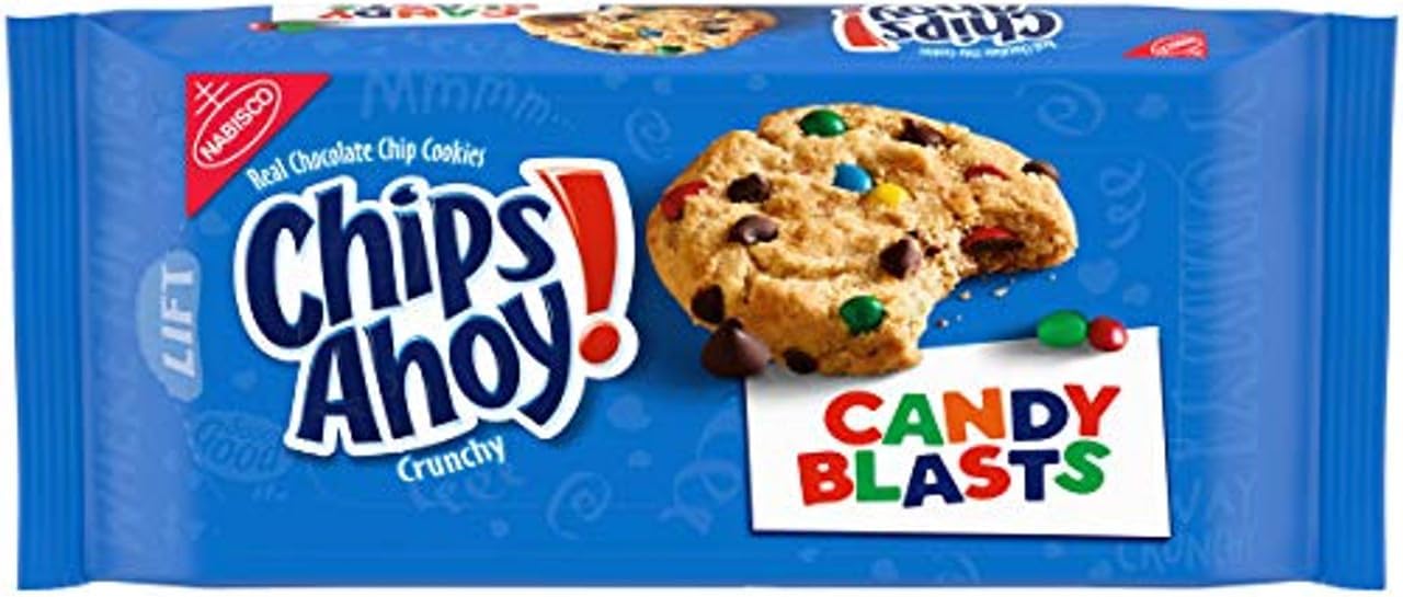 Nabisco Ahoy Candy Blast Chocolate Chips Cookies - 351g - Image 1