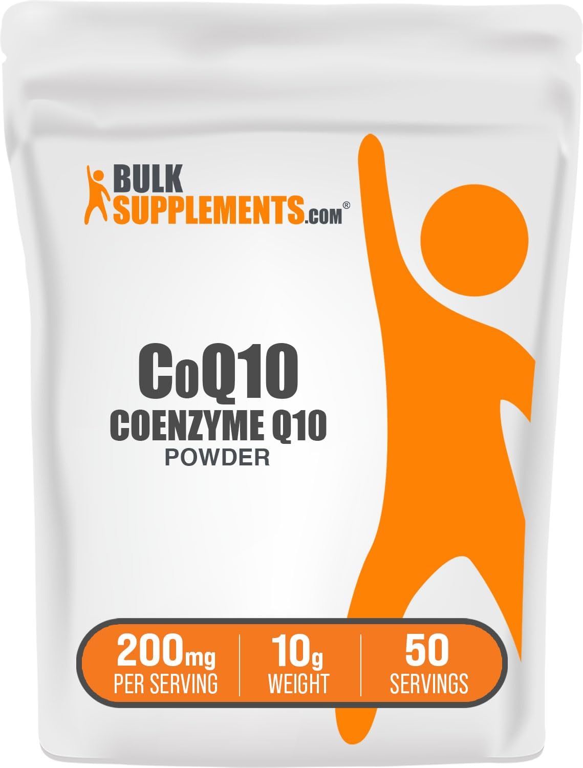 Mixing BulkSupplements CoQ10 powder into a drink