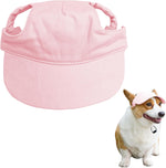 Dog Baseball Cap,Pet Summer Beach Hat,Dog Cat Sunbonnet Cap with Ear Holes,Adjustable Cat Visor for Small Medium Large Dogs (Blue, Medium) - Image 12