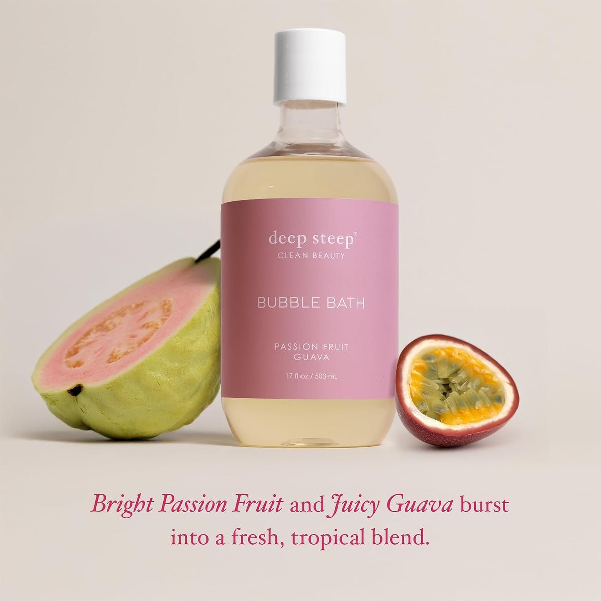 Deep Steep bubble bath dual bottle pack view