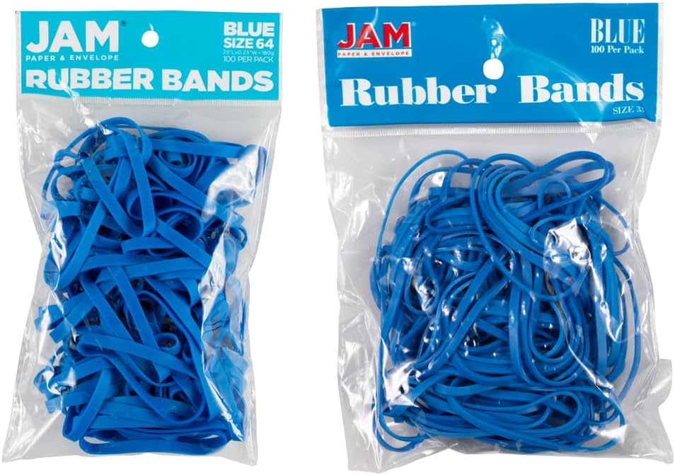 JAM PAPER Durable Rubber Bands - Size 64 - Red Multi-Purpose Rubberbands - 100/Pack - Image 13