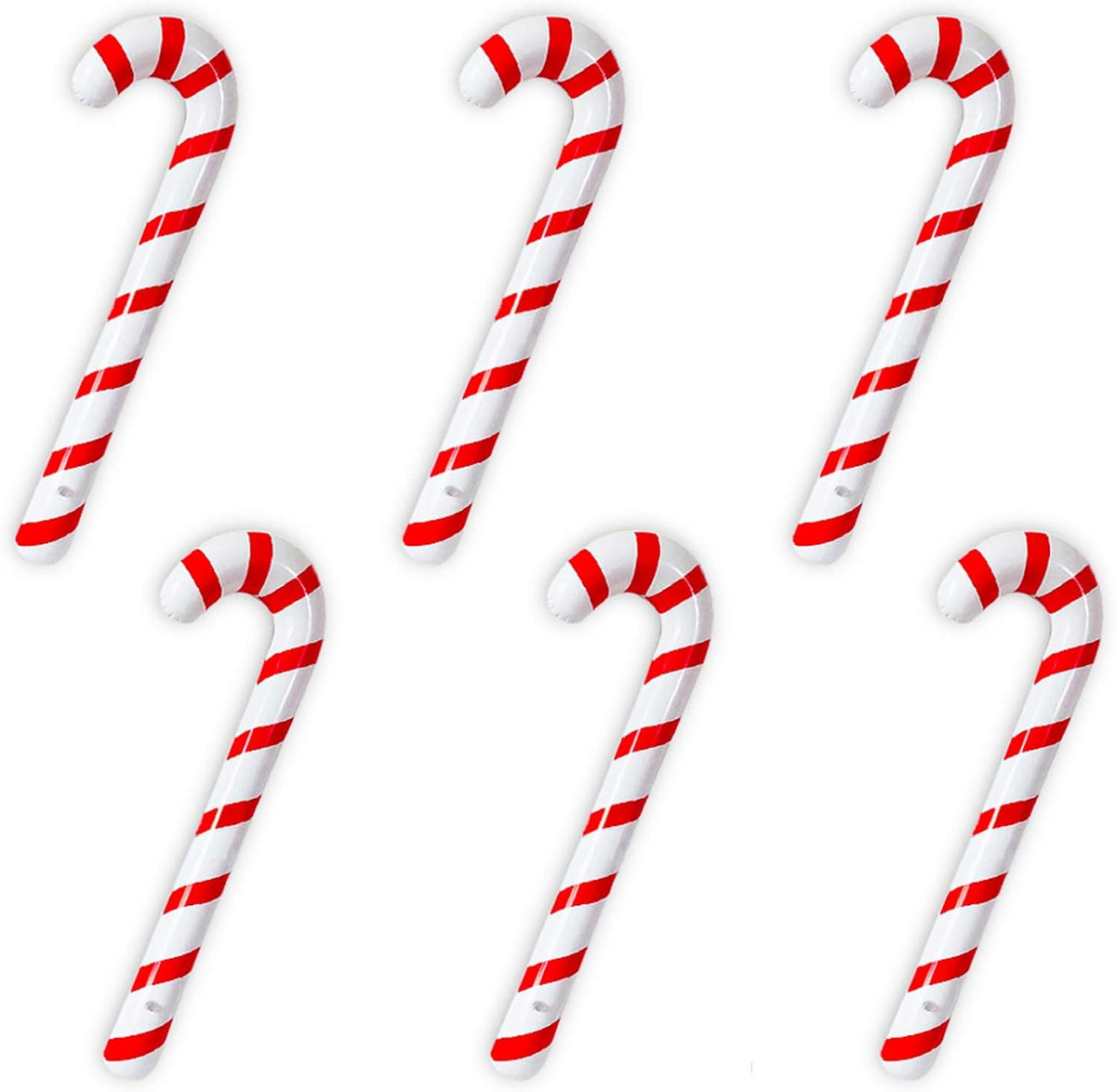 Joliyoou Inflatable Candy Cane Christmas decorations front view