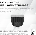 Side profile of the USA imported Kenchii Flash premium detailer hair cutting attachment