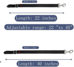 Close up view of the heavy duty zinc alloy double swivel snap on the GAITWIN replacement strap.