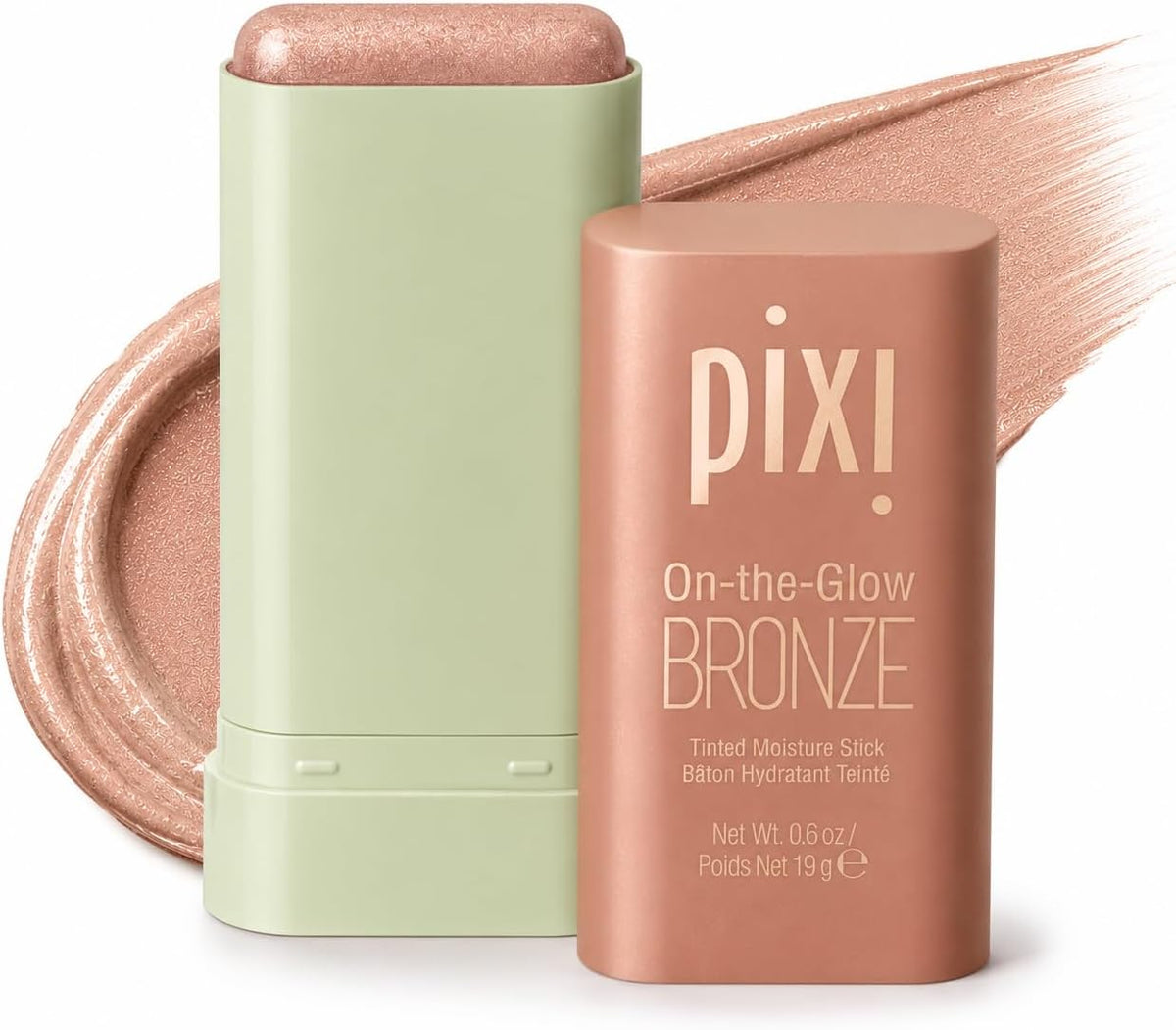 Pixi OTG Bronzer Stick | Cream Bronzer and Contour | Luminous, Rich Glow | Cream contour and bronzer stick for face and body, blends with fingertips for a warm sunkissed glow - Image 9