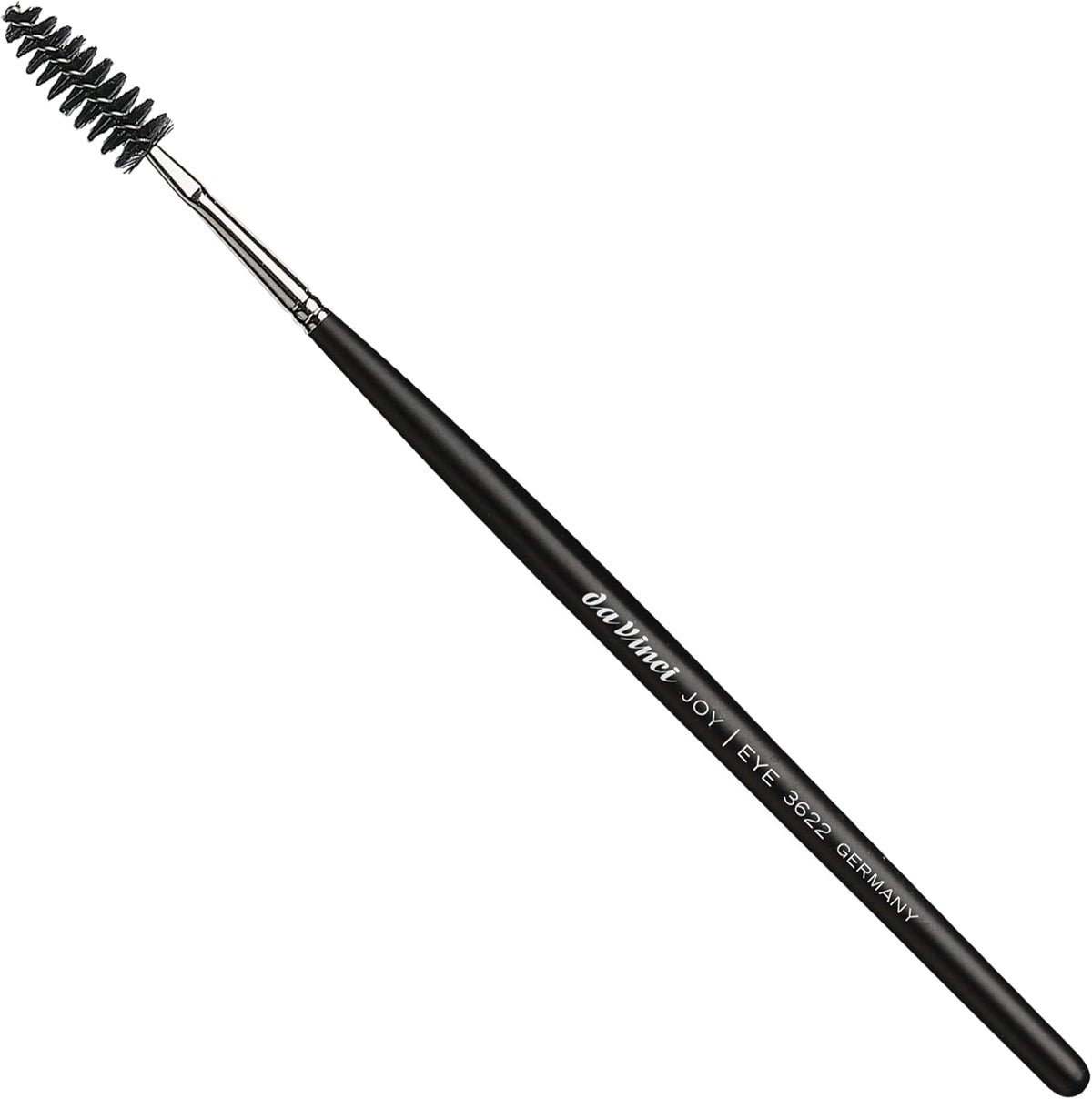 da Vinci Cosmetics Series 3622 JOY Eyelash Brush front view showing spoolie
