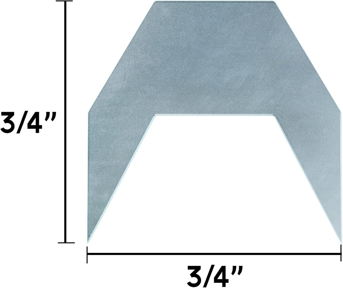 Natikon zinc plated heavy gauge steel drawer stoppers angle display