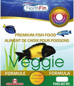 Northfin veggie formula pellet size comparison reference