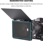 Side profile showing 4mm thickness of Foeasy 4x5.65 ND8 filter