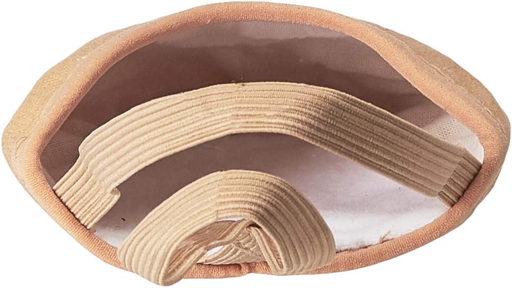 Bloch gymnastics half-sole shoe showing sole pleating