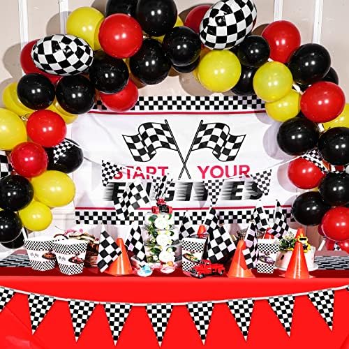 Packaging contents of the authentic imported Irenare car themed table covers pack of three