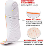 Xinifoot height increase insole bottom view with trim lines