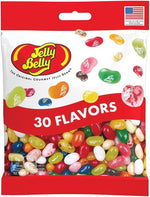 Authentic USA imported Jelly Belly 7 Ounce candy bag showing nutritional facts.