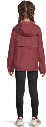 Columbia waterproof rain jacket back view