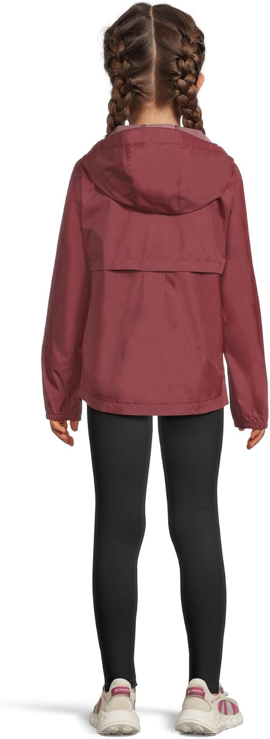 Columbia waterproof rain jacket back view