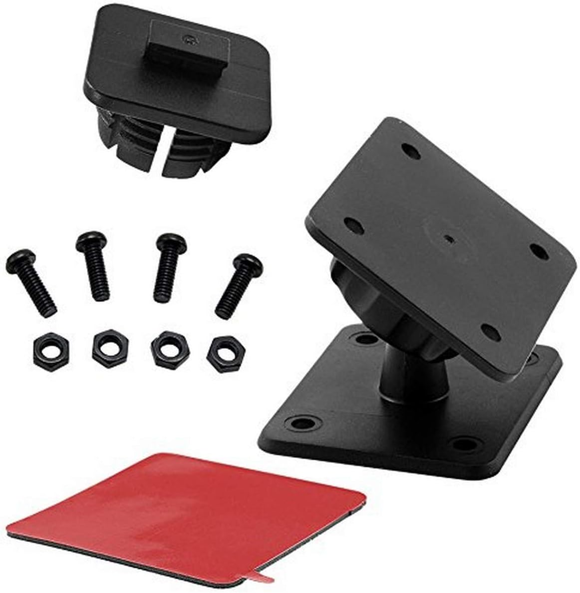 ARKON Satellite Radio Drill Base Mount front view showing low profile dashboard pedestal design.