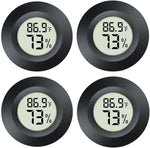 JEDEW 2 Pack Hygrometer Thermometer Digital Humidity Meter Indoor/Outdoor Humidity Monitor Reptile Thermo-Hygrometer for Greenhouse Humidors Terrarium Jars, Fahrenheit () /Celsius() (2) - Image 9