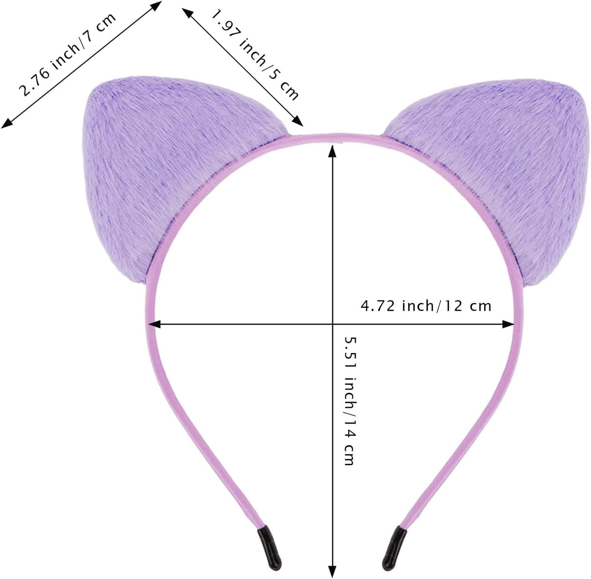 ACO-UINT cat ears headbands colorful multipack assortment display