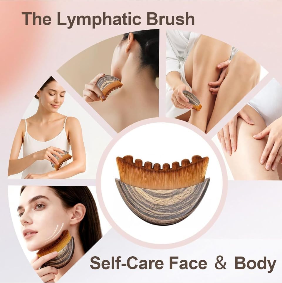 MASENT facial contour brush being held to show handle grip and pneumatic pressure control design.