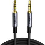 Ugreen 3.5mm audio cable braided 4-pole male to male front view