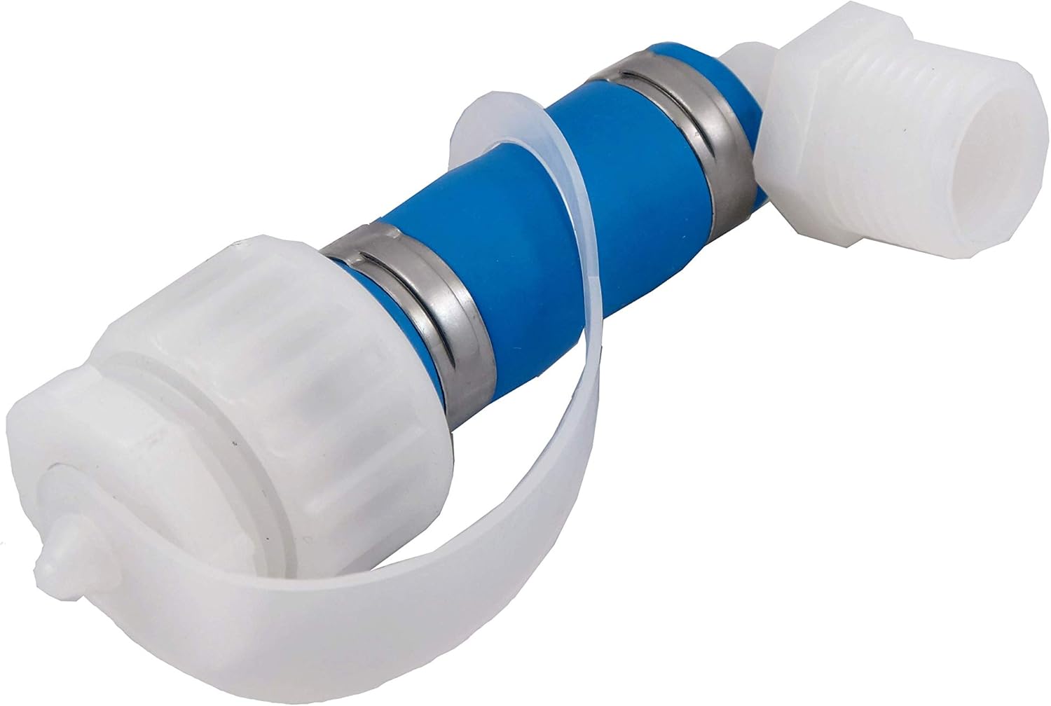 JLP Polaris FICHT marine engine flush kit adapter setup front view