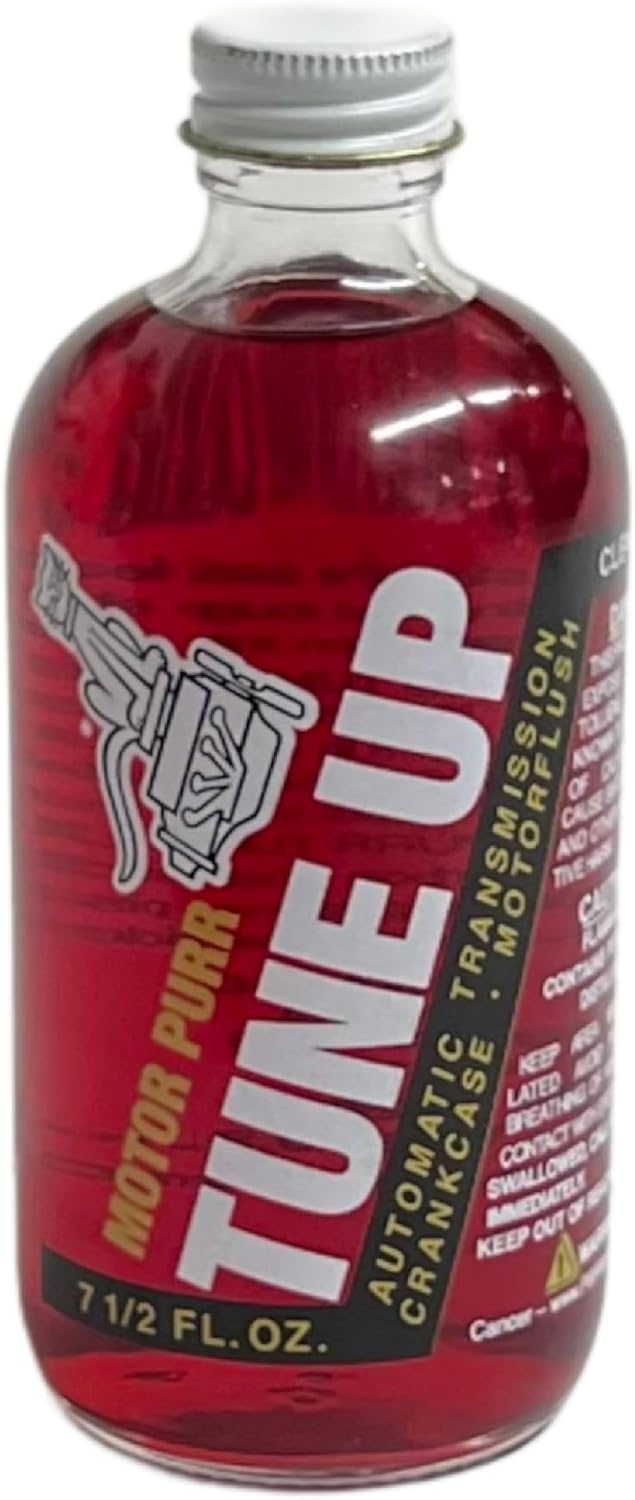 Motor Purr Tune Up 7.5 Fluid Ounce bottle front view authentic USA imported engine and transmission additive