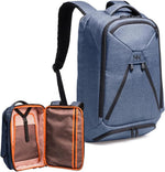 Knack Series 1 Laptop Backpack Travel Set Fits up to 15 Inch - Includes Expandable Packing Insert, and Knack's Insulated Bottle, TSA Approved, Expandable Travel Backpacks (Black, Medium) - Image 12
