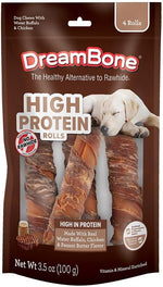 DreamBone High Protein Rolls for Dogs, 10 Count, Treat Your Dog to Easy-to-Digest Rawhide-Free Chews Made with Real Water Buffalo, Chicken and Peanut Butter Flavor - Image 11