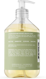Deep Steep coconut lime hand wash side profile label