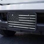Graphics And More rustic American flag novelty license plate mounted display