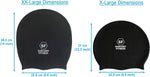 Sargoby Fitness extra large swim cap side profile